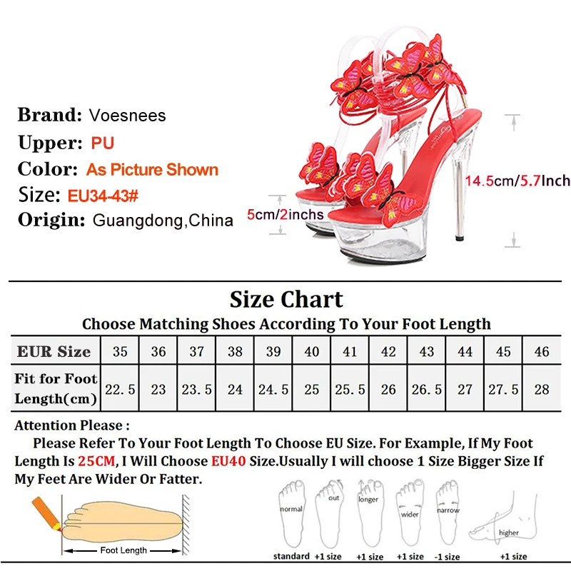 2024 New Night Club Party Luminous Shoes Butterfly Lace-up Summer Women Sandals 5CM Platform 14.5CM LED Light-up Thin High Heels