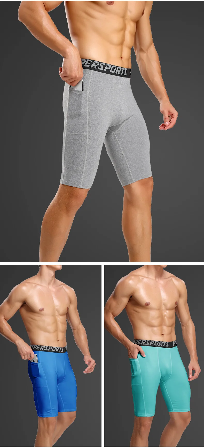 2025, Kompressionsshorts für Herren, Sommer, Sportbekleidung, Trainingsstrumpfhose, Fitnessstudio, Fitness, Leggings, kurze Hosen, Sporthose, Laufshorts für Herren – Detail 13