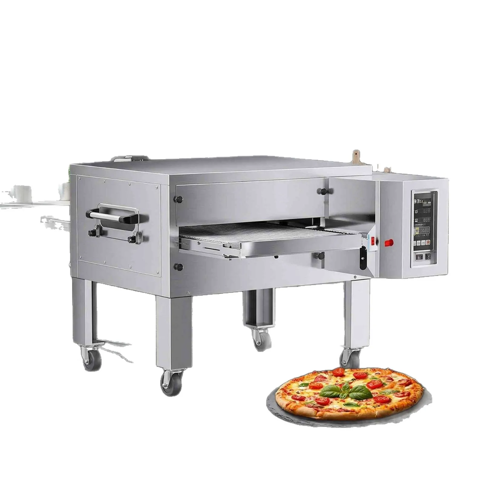 CX Commercial Crawler Pizza Oven Hot Air Circulation Pizza Oven Automatic Chain Oven
