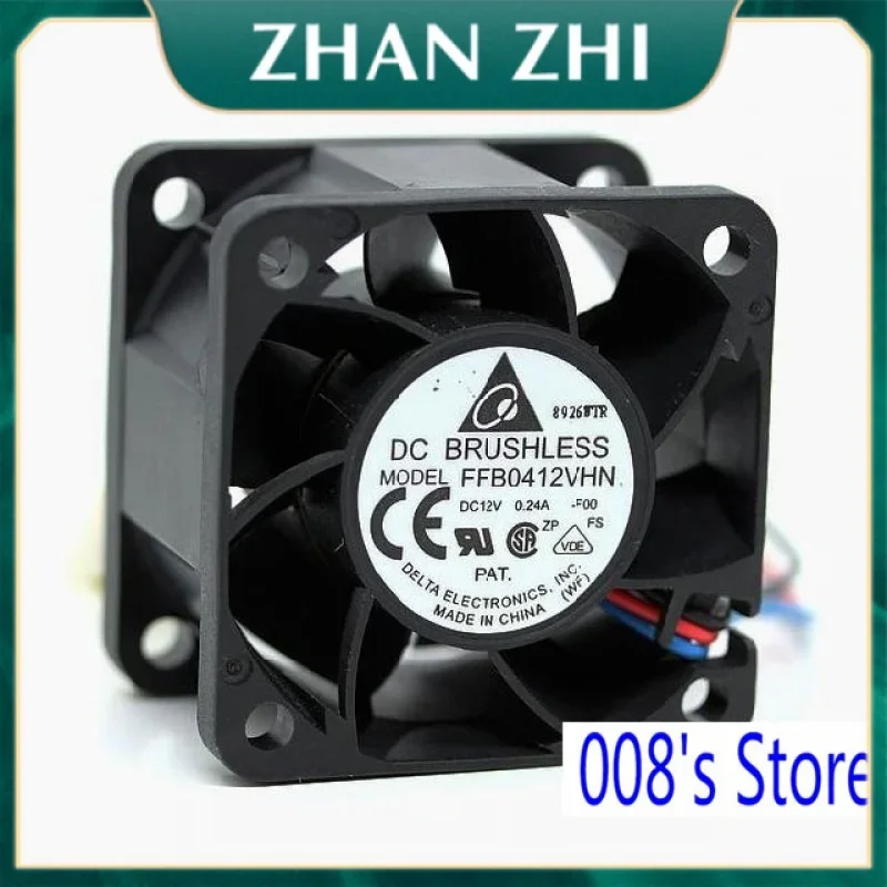 New Radiator Cooler Fan For IBM 2005-B16/Server/Switchboard BG6802 FFB0412VHN 12V 0.24A T6ND/F00 4CM 40*40*28mm 3 Pin Cooling