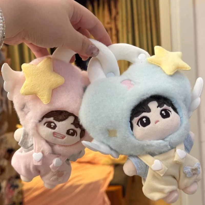 

10 см хлопковая кукла ангел прибытия серии Kawaii голова хлопковая кукла Nunu cp baby маленькая свежая можно повесить с оригинальной детской одеждой