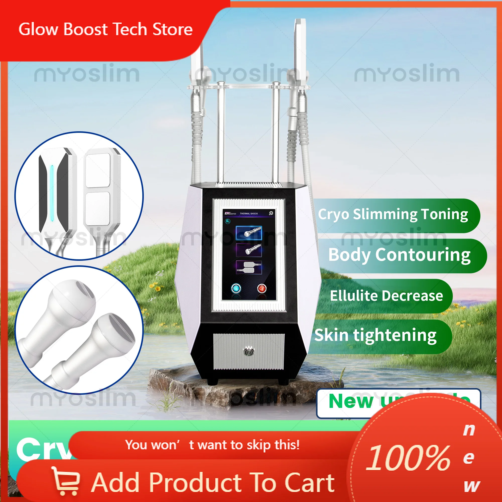 

GBEMSzero New Technology Portable Cryo T Shock Slimming Machine Face Body Cryo Skin Cooling Device Professional T Shock Skin Coo