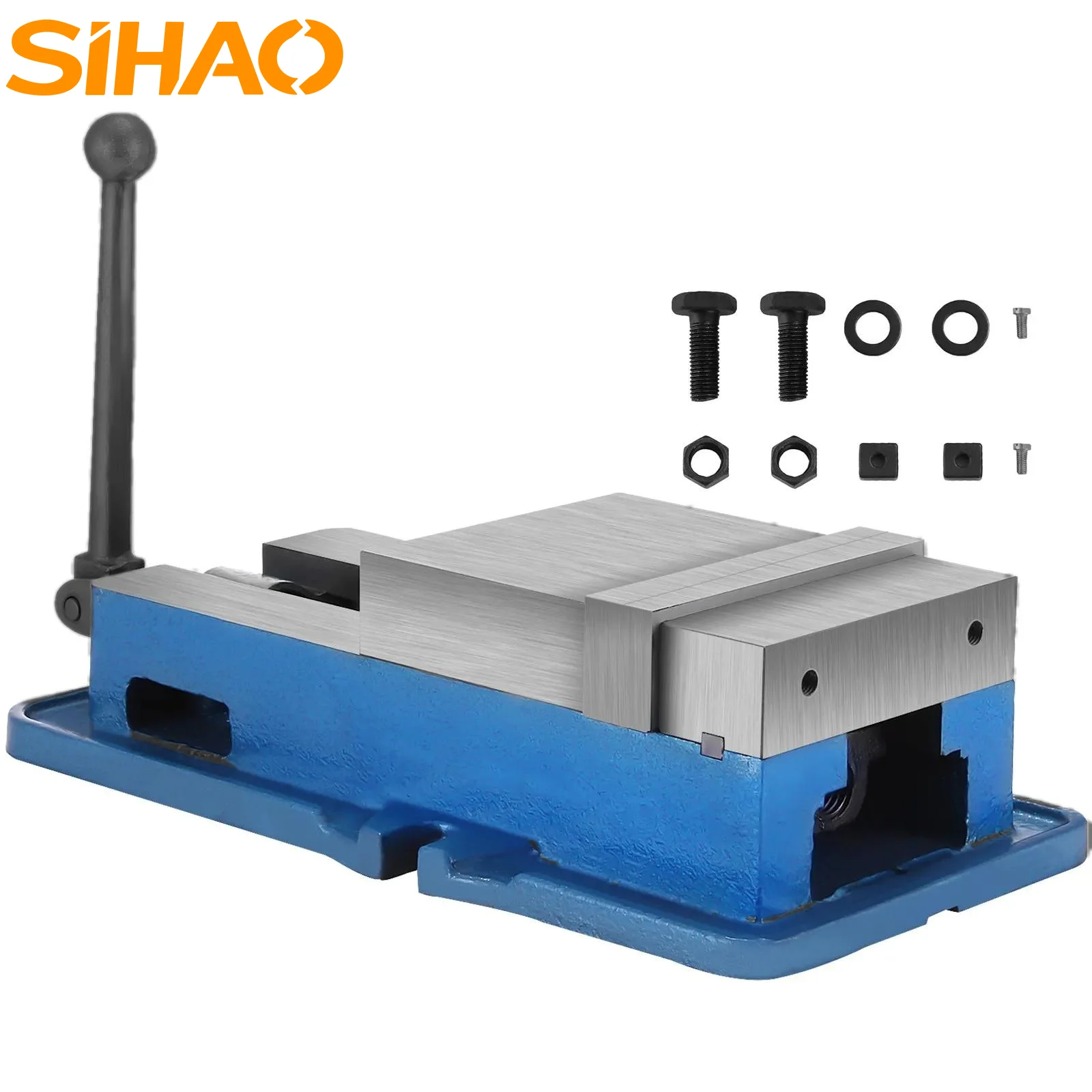 

SIHAO 6" Precision Milling Vise, 0.002" Accuracy Bench Clamp for Professional Drilling, Sawing