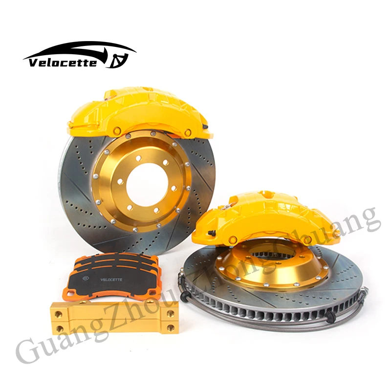 ترقية جديدة 6-مكبس 19z لعجلات 19 بوصة 380 مللي متر طقم فرامل كبيرة طبق يناسب مرسيدس بنز C الفئة E الفئة هوندا سيفيك Ep3 أودي Rs7