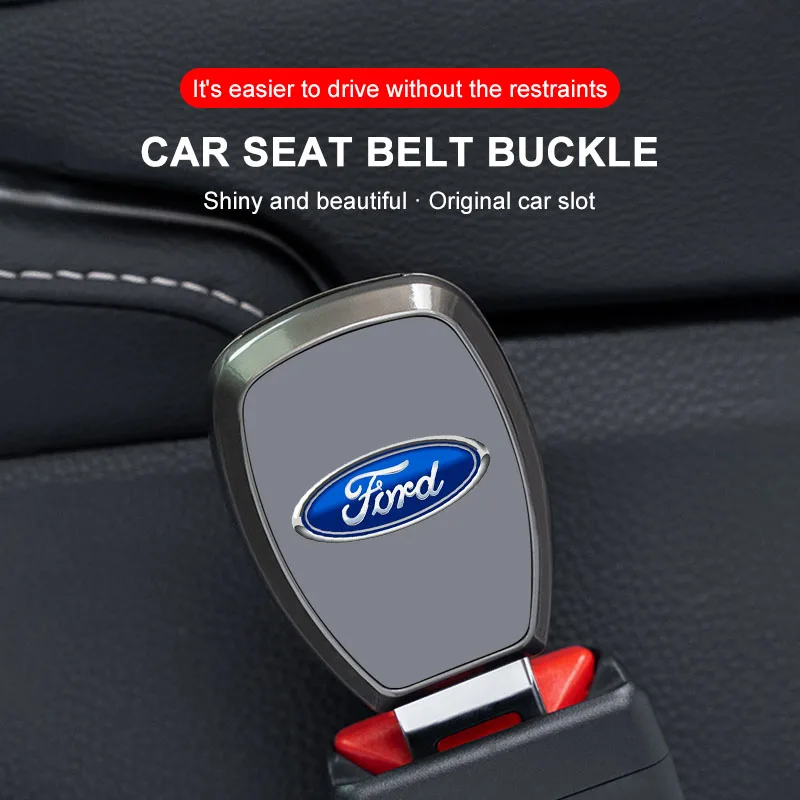 مقعد السيارة حزام كليب موسع حزام الأمان قفل مشبك التوصيل الداخلية لفورد فوكس Mk2 Mk3 فييستا رينجر مونديو S-MAX كوغا موستانج #4