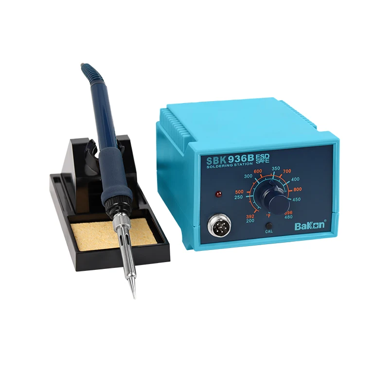 Bakon 65W SBK936B New SMD Rework Electronics Soldering Iron Station With Heating Element C1321