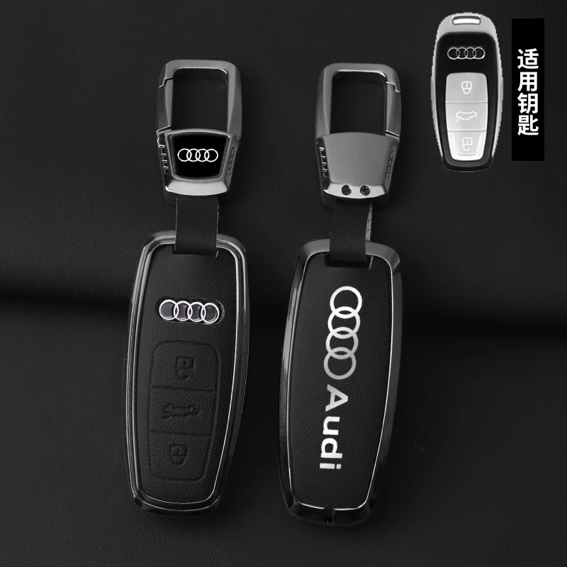 

Чехол-накладка для ключа автомобиля Audi Q8 RSQ8 A6 C8 S6 RS6 A7 S7 RS7 A3 8Y A8 D5 4N RS E-tron GT Q4 Q7 4M, аксессуары