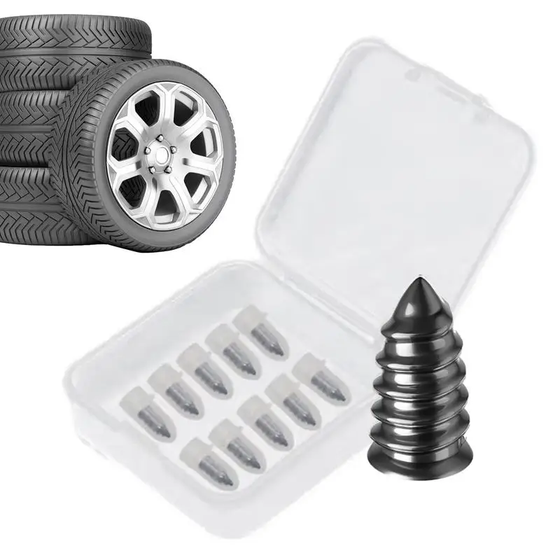 

Automotive Tire Fix Kits 10-Pack Premium Rubber Tire Repair Nails For Cars, Electric Vehicles, Motorcycles, And Bicycles