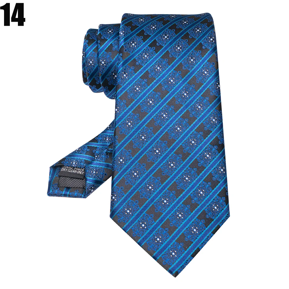 EASTEPIC 8 cm elegante gestreifte Krawatten für Herren, Herren-Accessoire, karierte Krawatte, Paisley-Krawatte, Blumenmuster, für formelle Anlässe, Hochzeitsgeschenk – Detail 30