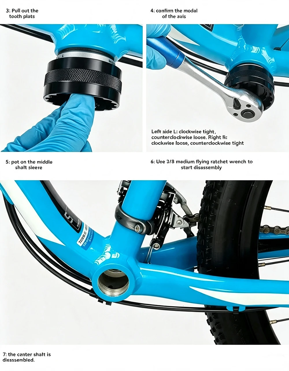 TOOPRE Fahrrad-Innenlagerwerkzeug DUB BBR60 MT800 BB TL-fc24 FC25 zum Entfernen des Sicherungsringes BB93 MTB Mega BSA30 BB386 zum Einsetzen des Innenlagers – Detail 12