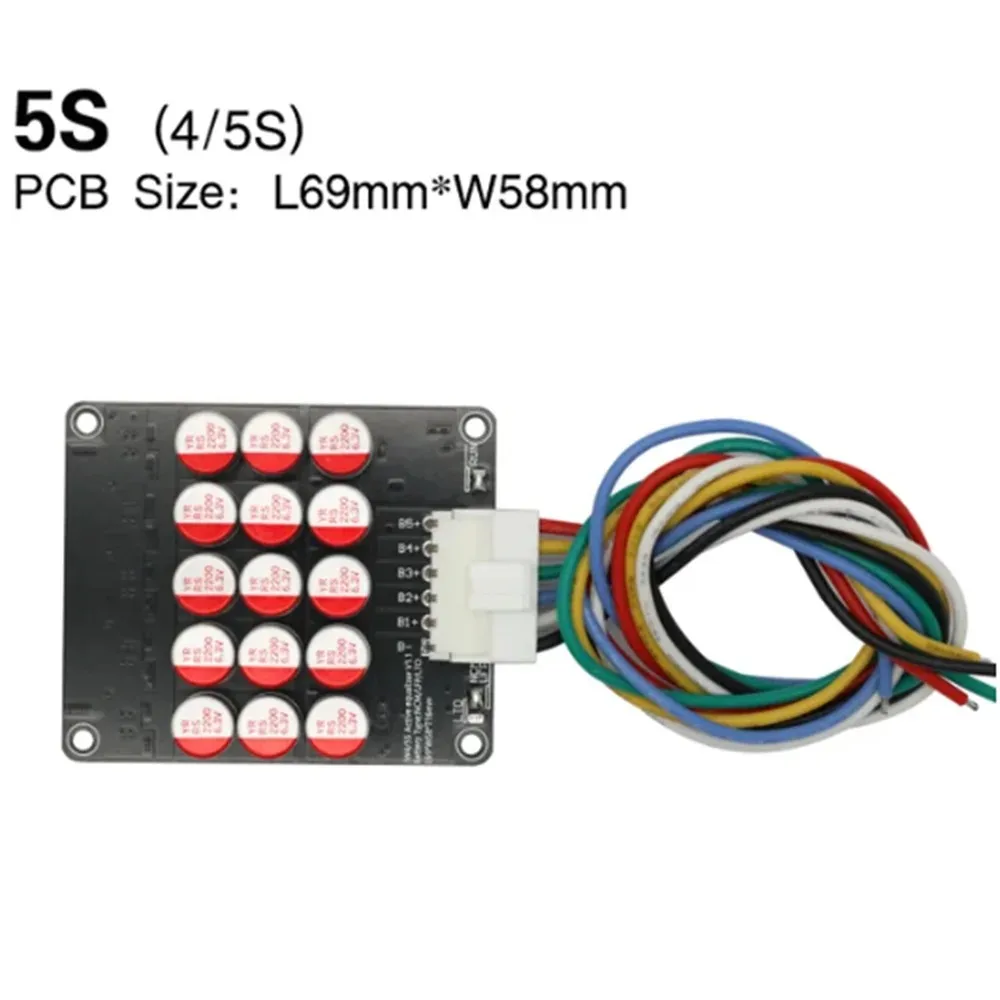 5S Acrylic Case Active Equalizer Balancer High Quality 5A 3S-21S Lifepo4 Lipo LTO Battery Energy Capacitor Wholesale