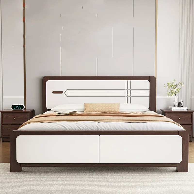 Wooden Bedroom Bed Children Luxury Baby Double Floor Girls Mobile Princess Sleeping Bed Design Letto Matrimoniale Home Furniture