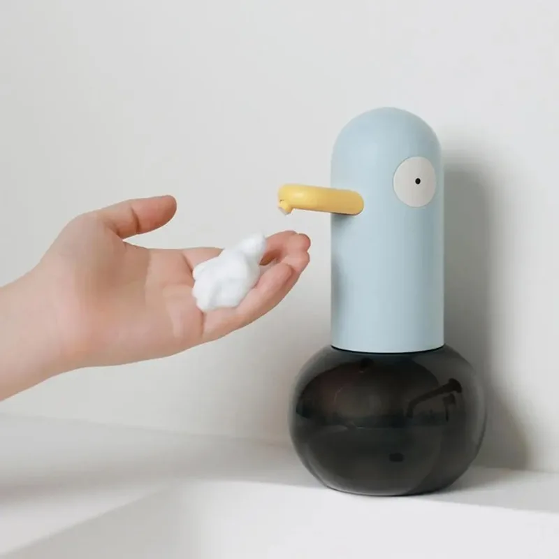 Automatic Induction Foam Soap Dispenser Contactless Duck Shape Soap Dispenser Portable 400ml Large Capacity Soap Dispenser