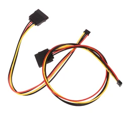 PH 2.0mm 4Pin Small Type To 15Pin HDD SATA Power Supply Cable Cord 20AWG Wire For Industrial All-in-one HD Mini 5V 12V