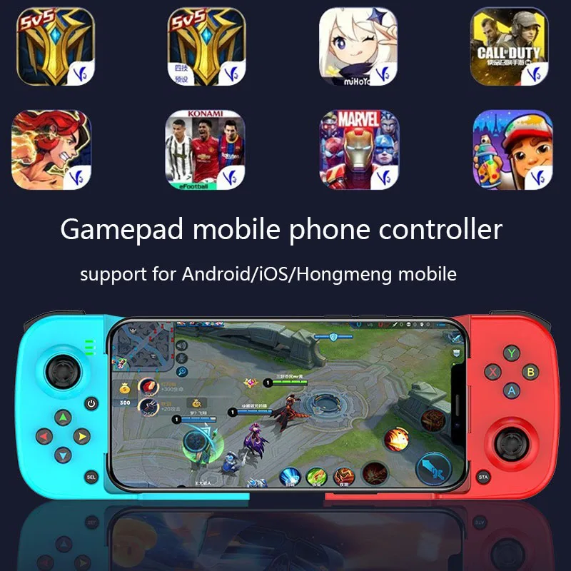 D3 Gamepad Mobiler iPhone-Controller Gamepad für iOS/Android/PC Direkt abspielen Sie PC Mobile Gaming-Controller Drahtlose Gamepads