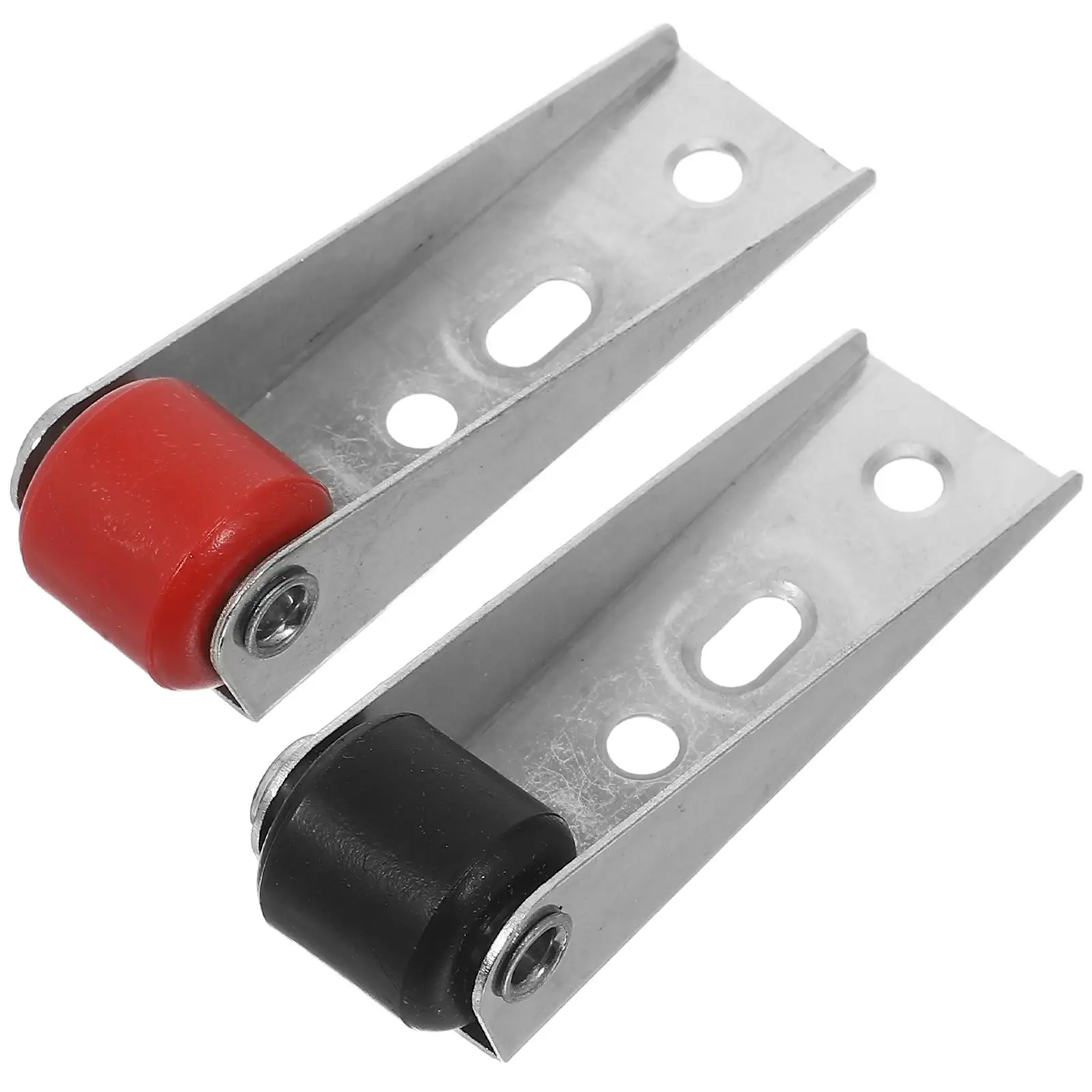 Ruote girevoli per cancelli da 2 pezzi Porte scorrevoli in legno Materiale Supporto verticale Forte carico silenzioso