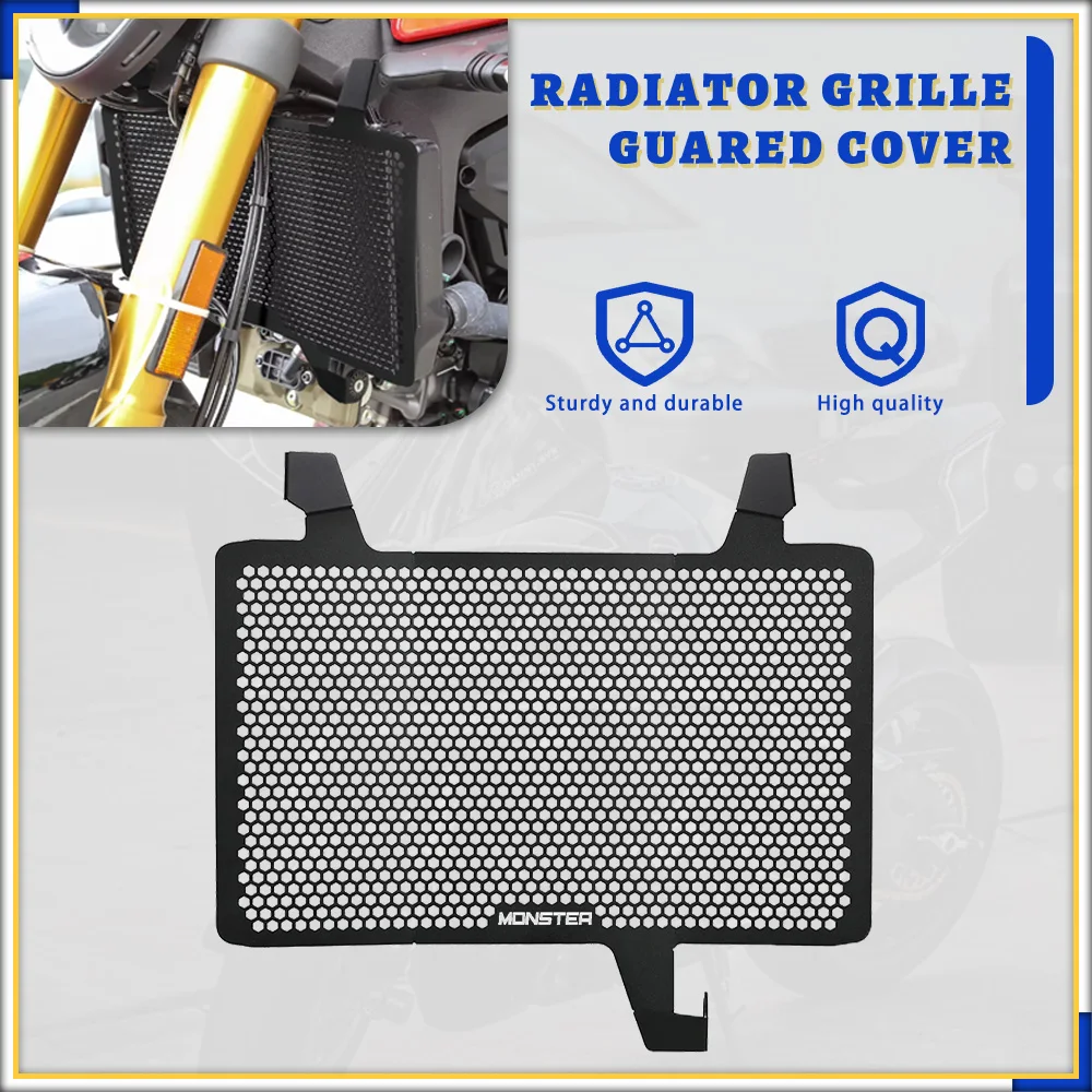 

Monster937 мотоциклетная решетка радиатора, крышка из алюминия для Ducati Monster 937/950 2021-2023-2024, защитные аксессуары