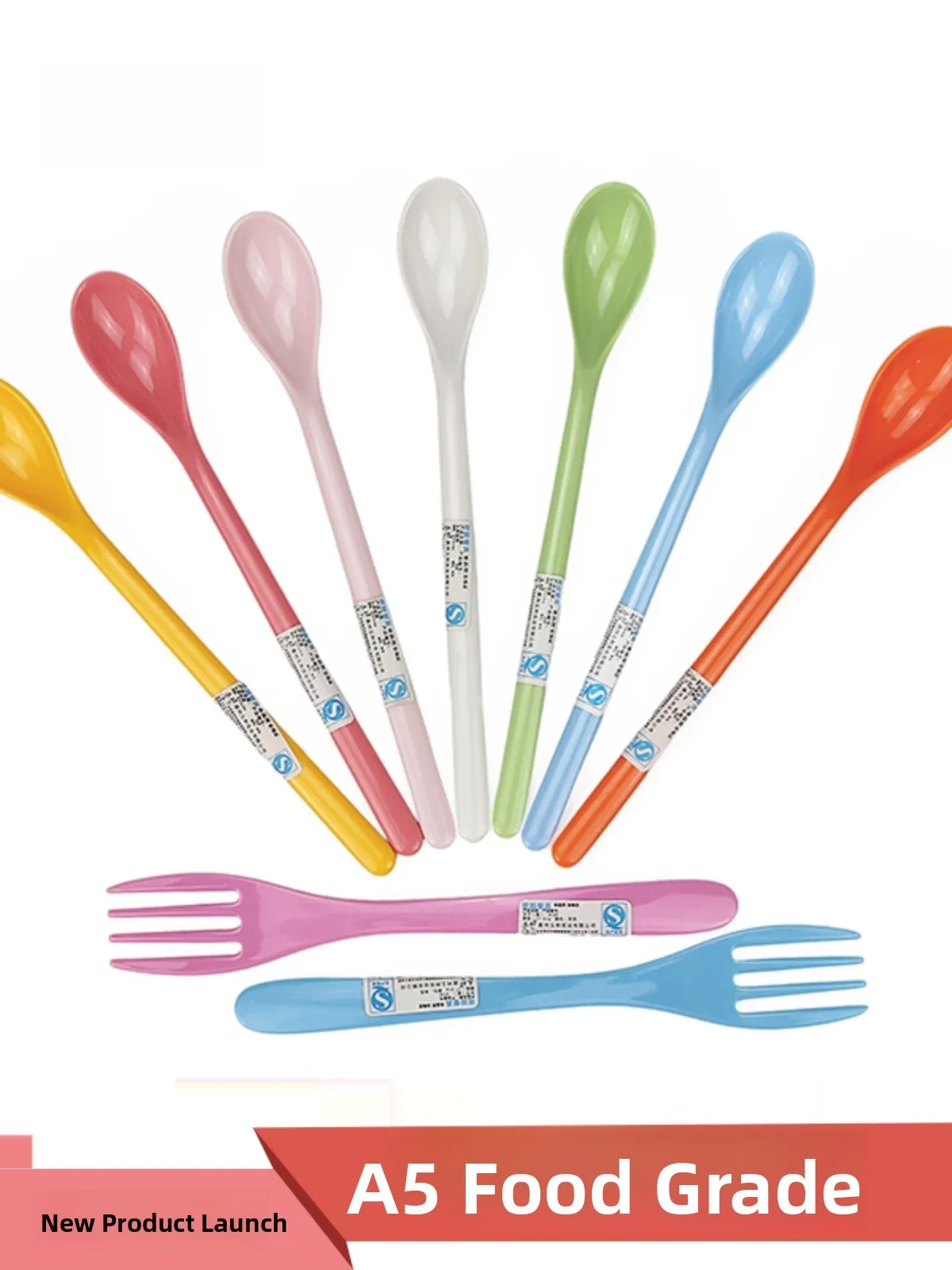 

Пластиковые ложки с длинной ручкой для использования в ресторане, A5, чашка для перемешивания, ложки, барные ложки, вилки для измельчения тела, обеденная утварь...