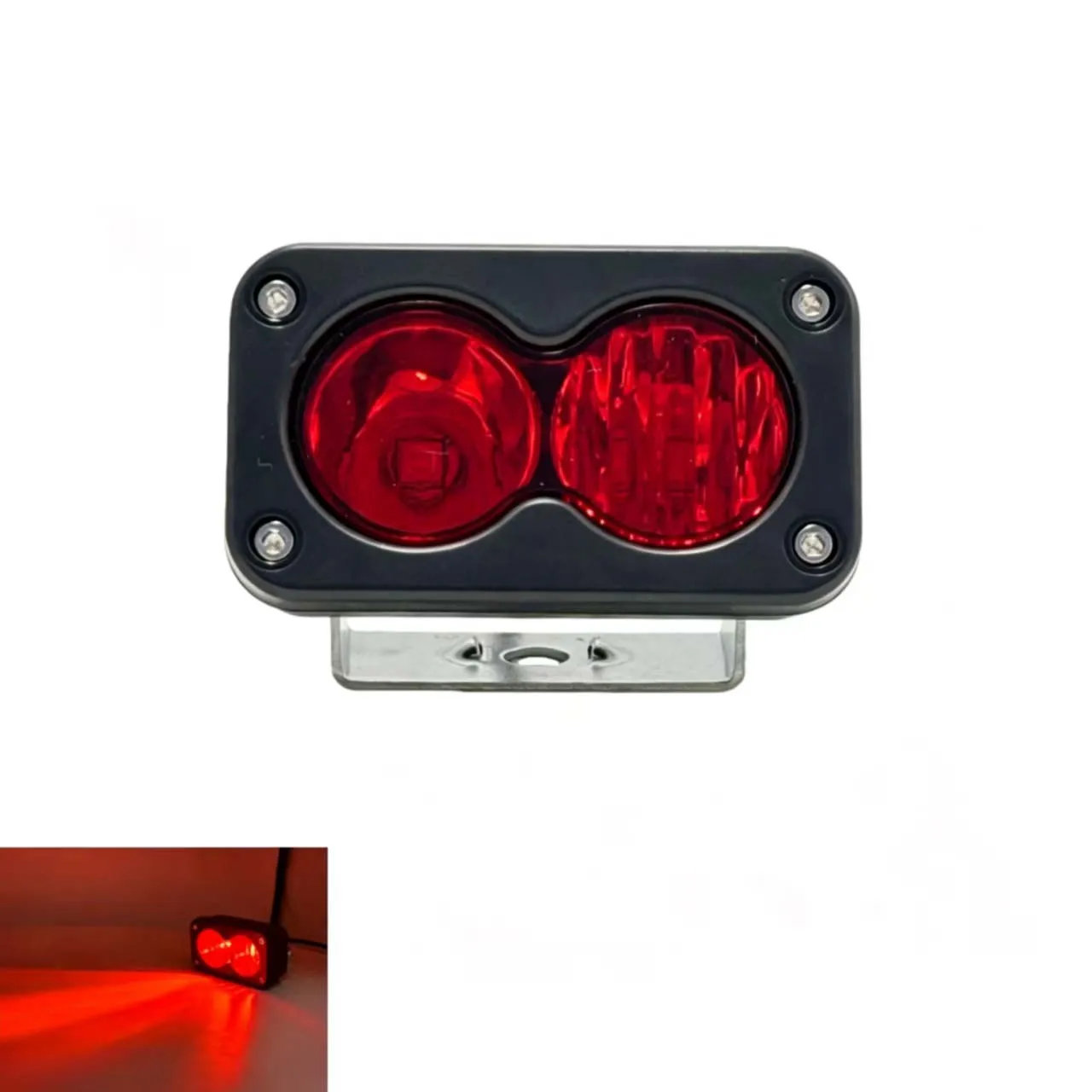 Dream Car Red Baja Light With Battery Box Baja Style Light Pack