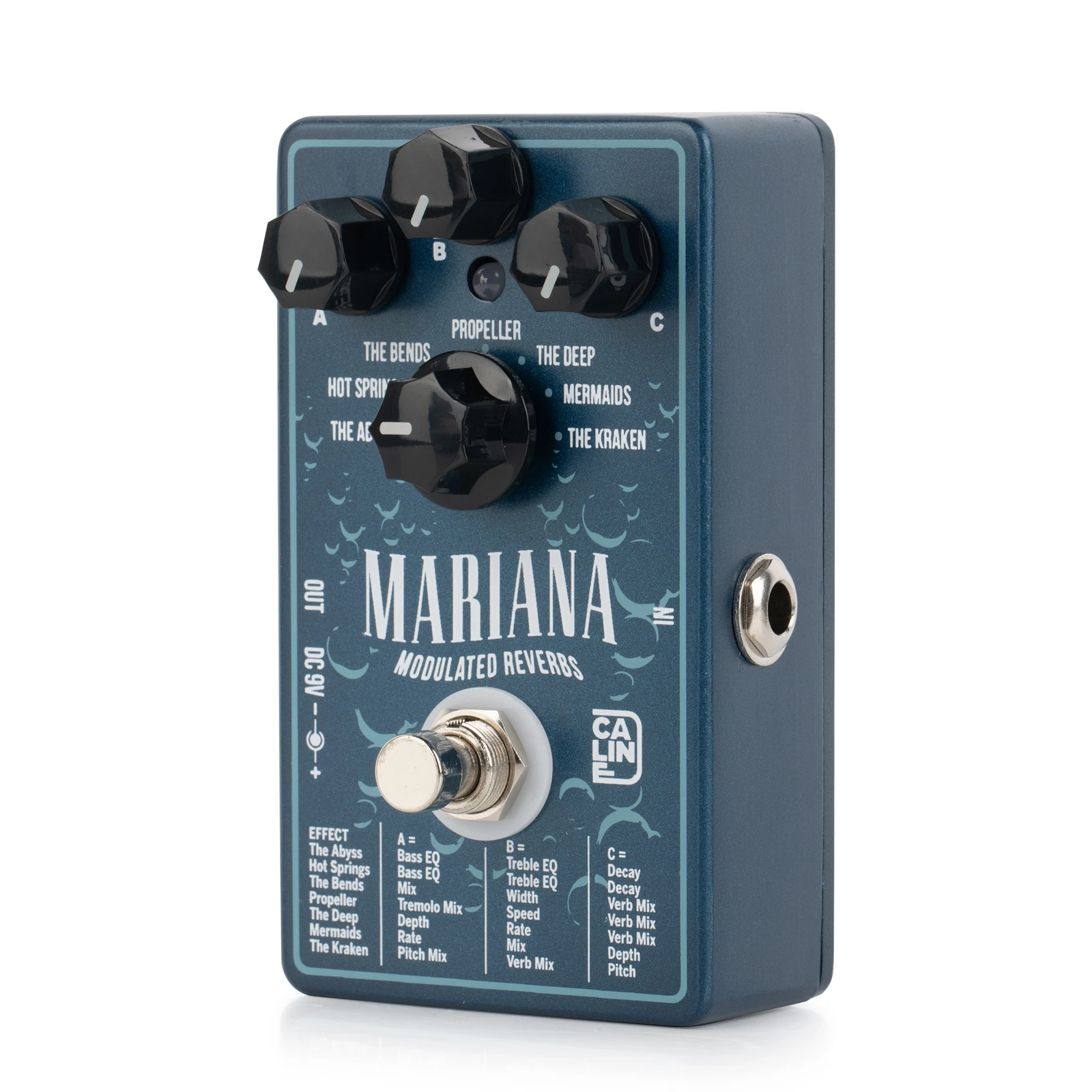 Caline CP-507 Mariana Modulated Reverb Digital Guitar Effect Pedal Guitar Accessories