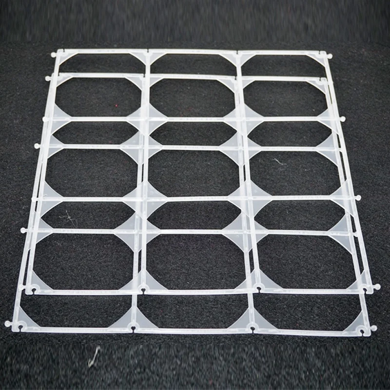 20 balão de parede grade látex balão moldagem acessórios plástico 9 buraco balão cerca para aniversário decoração casamento