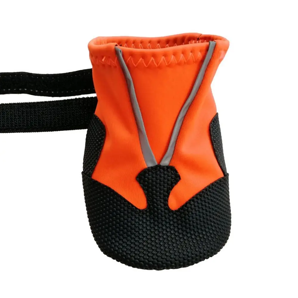 

4pcs/set Non-Slip Dog Outdoor Sports Shoes Breathable Wear Resistant Dog Anti-slip Rain Boots Reflective TPR/Waterproof Cloth
