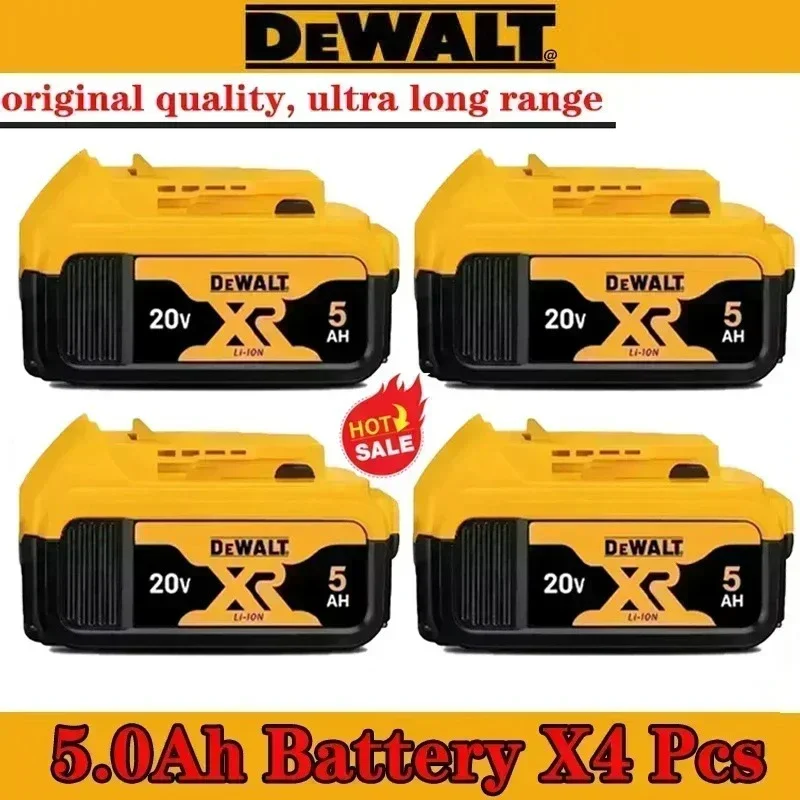 

100% Original DEWALT 20V 6000mAhRechargeable Battery Tool Compatible with DCB206 DCB205 DCB200 Original DCB112 Charger
