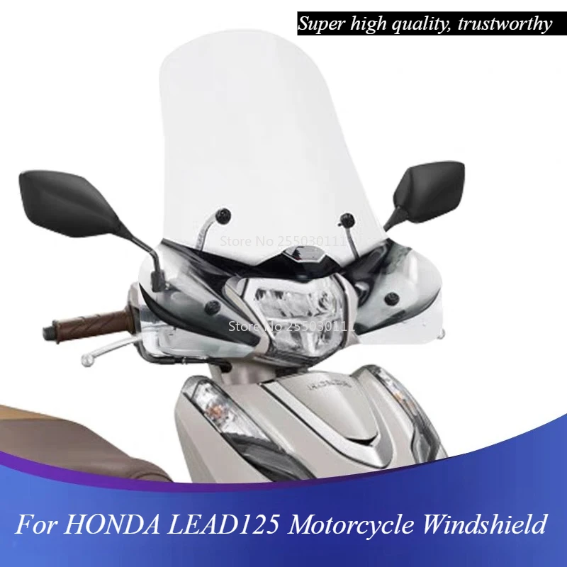 For HONDA  LEAD125 Motorcycle Windshield Modified Windshield Modified Front Windshield  LEAD125 LEAD 125 LEAD 125