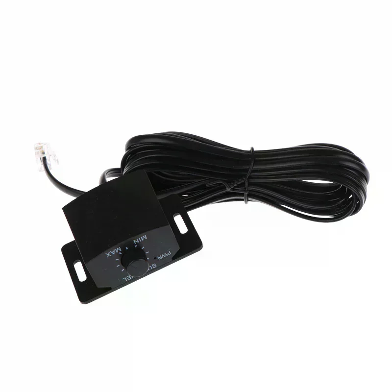 1Pcs Car Sound Simple Connection Amplifier Volumes Adjust Knob Set With Long Cable General Remote Bass Controller
