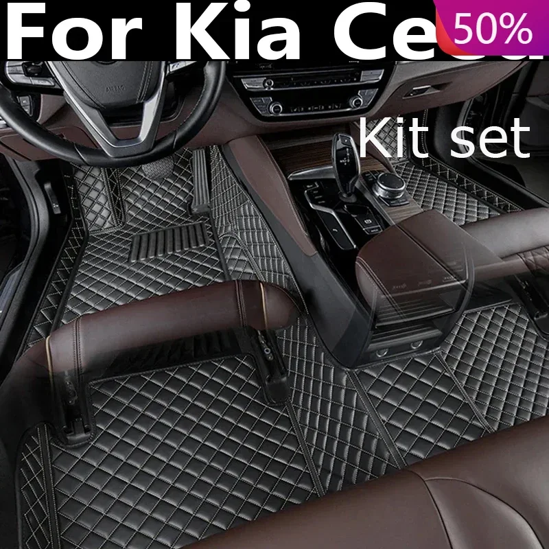 

Автомобильные коврики с карманами, напольные коврики для Kia Ceed 2014 2015 2016 2018, аксессуары