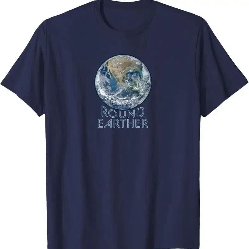 Funny Round Earther Pro Science Anti Flat T Shirt