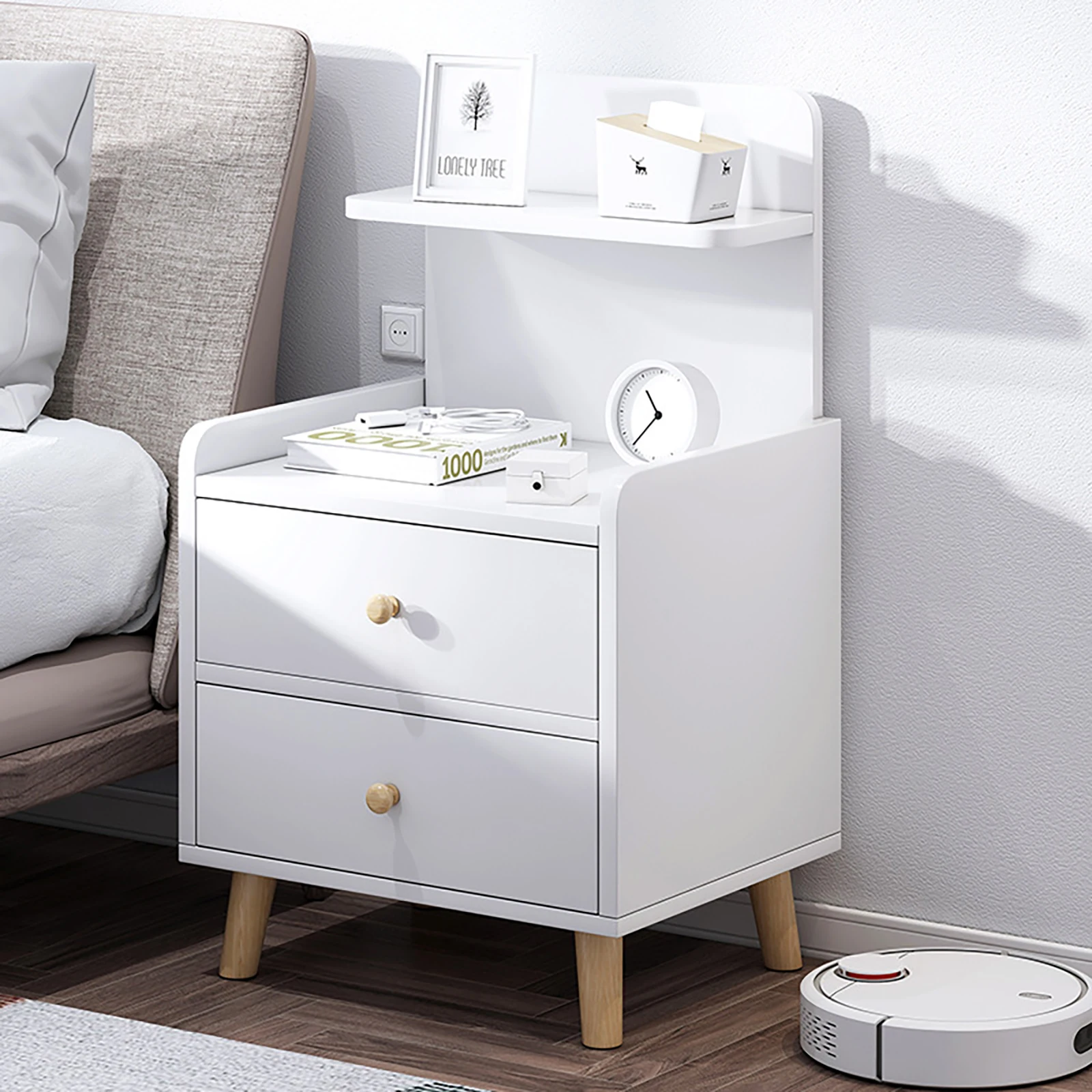 Bedside table, bedside tables, bedside tables with two drawers