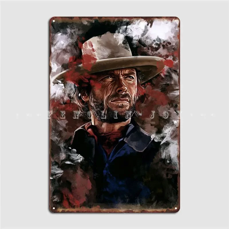 The Outlaw Josey Wales Metal Sign Wall Pub Kitchen Retro Wall Decor Tin Sign Poster