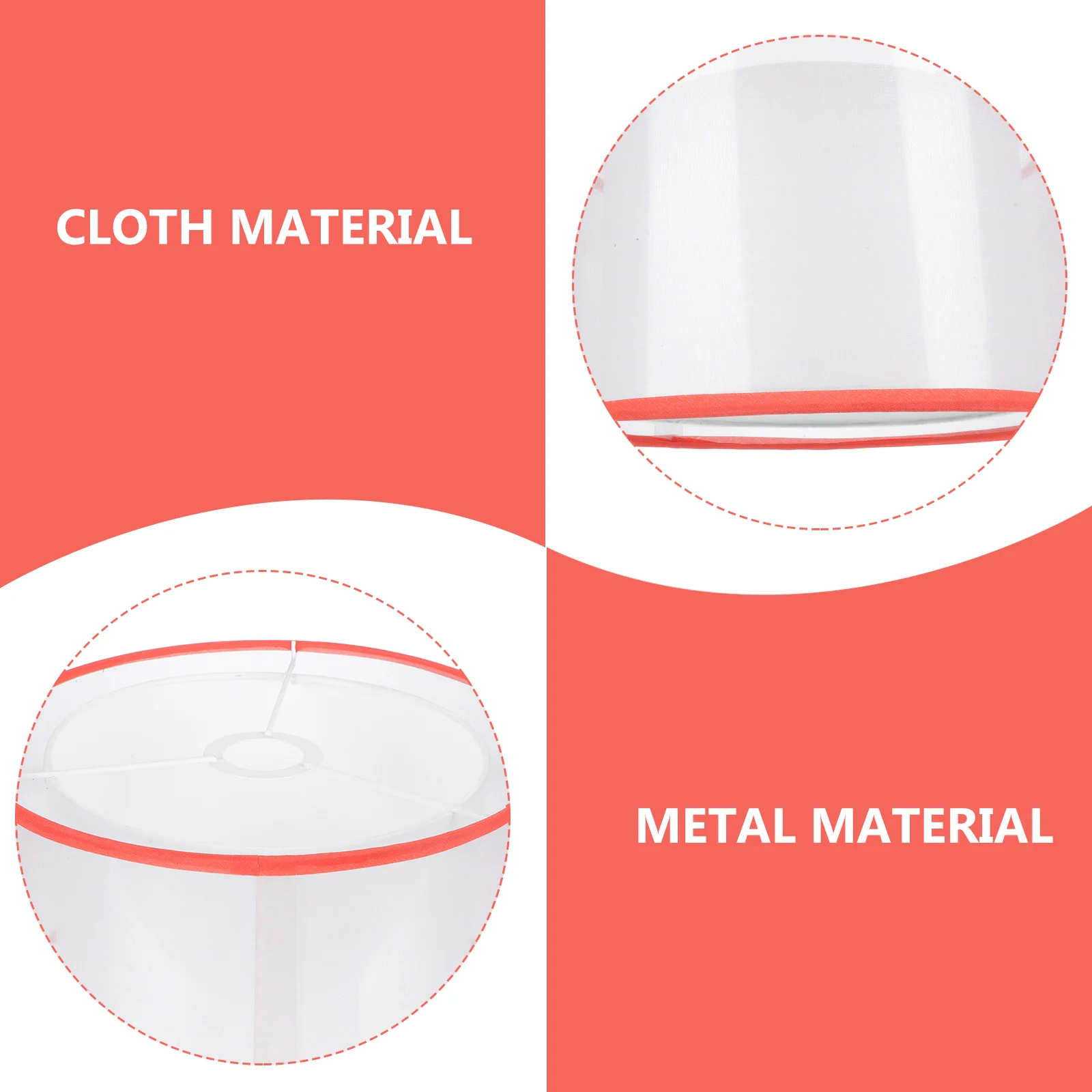

Modern Lampshade for Desk Bedside Cloth Cover Dustproof Light Accessory Bedroom Table Lamp Shade Small Night Lamp