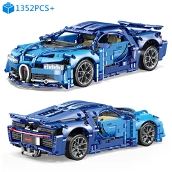 City Technical 1:14 Bugattied Super Racing Car Building Blocks Model MOC Assemble Sports Vehicle Bricks Toys For Kids Adult Gift