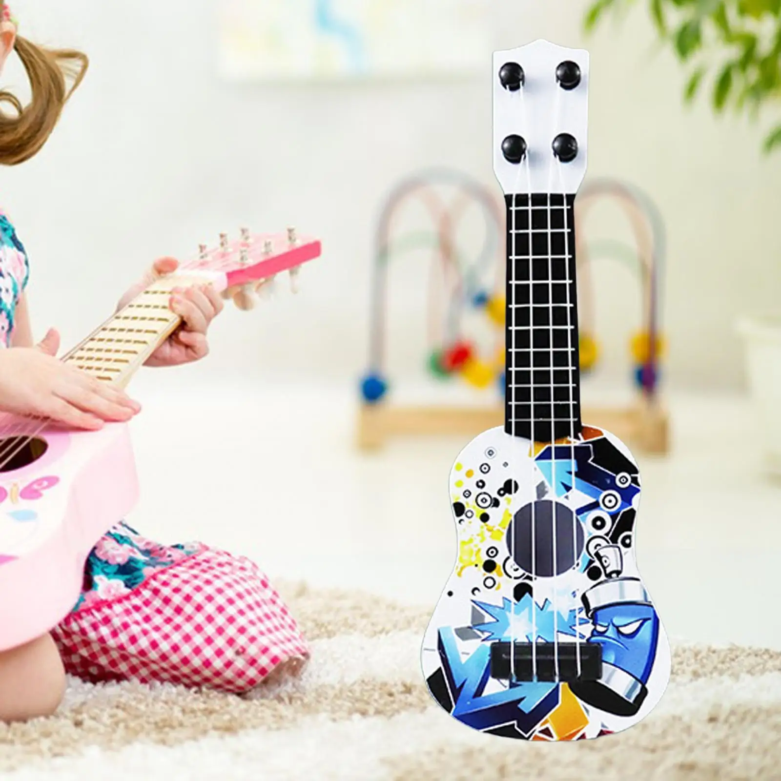 Abilità del giocattolo della chitarra dei bambini che migliorano il giocattolo educativo del regalo musicale prescolare