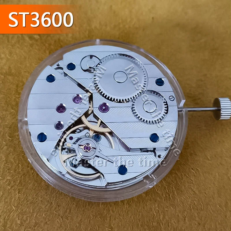 Movimiento de Reloj Mecánico de Cuerda Manual Unisex SeaGull ST3600 ETA 6497 Chino de 17 Joyas para Reparación y Personalización de Relojes