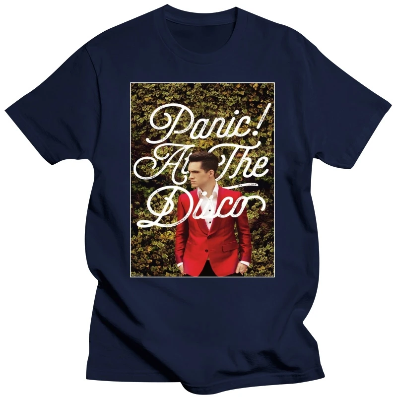 Panic! At The Disco Brendon Hedges Men\'S Black T-Shirt Size S To 3Xl Unisex Loose Fit Tee Shirt