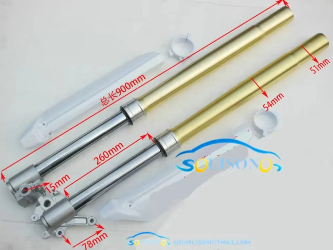 STARPAD for Jialing Cabbage Modified CQR Zongshen GY Motocross Yaoyong Inverted Front Shock Absorber Damping Inverted Fork