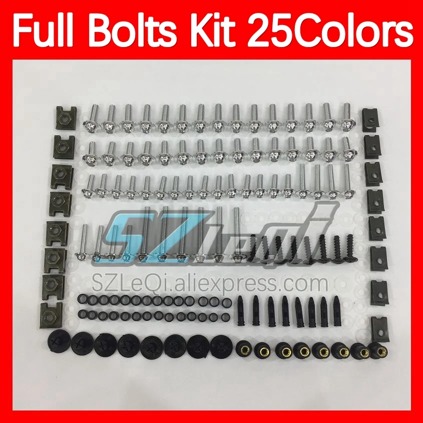 Fairing Bolts Full Screw Kit For KAWASAKI NINJA ZX3R ZX300R ZX 300R EX300 2013 2014 2015 2016 2017 Body Bolt Screws Nuts 268ps