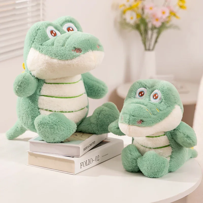 38/48cm Kawaii Crocodile Plush Doll Stuffed Toys Kids Gift Cartoon Stuff Animals Pillow Home Decor Soft Cushion