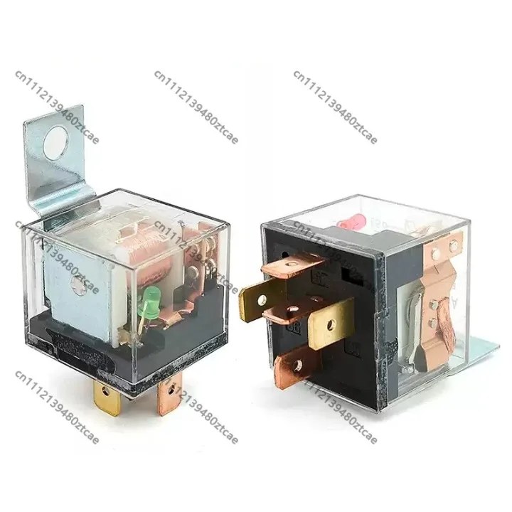 Waterproof Auto Relay With Indicator Light Double Contact Model JD1912 JD1914 JD2912 JD2914 Vehicle Electrical Parts