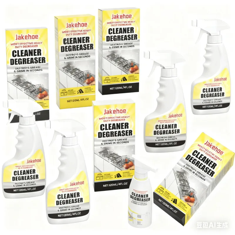 

7 Pec Kitchen Power Degreaser Dissolving Remove Oil Stains Stove Oven Grill Grease Foam Cleaner Restore Polish Kitchen Tools