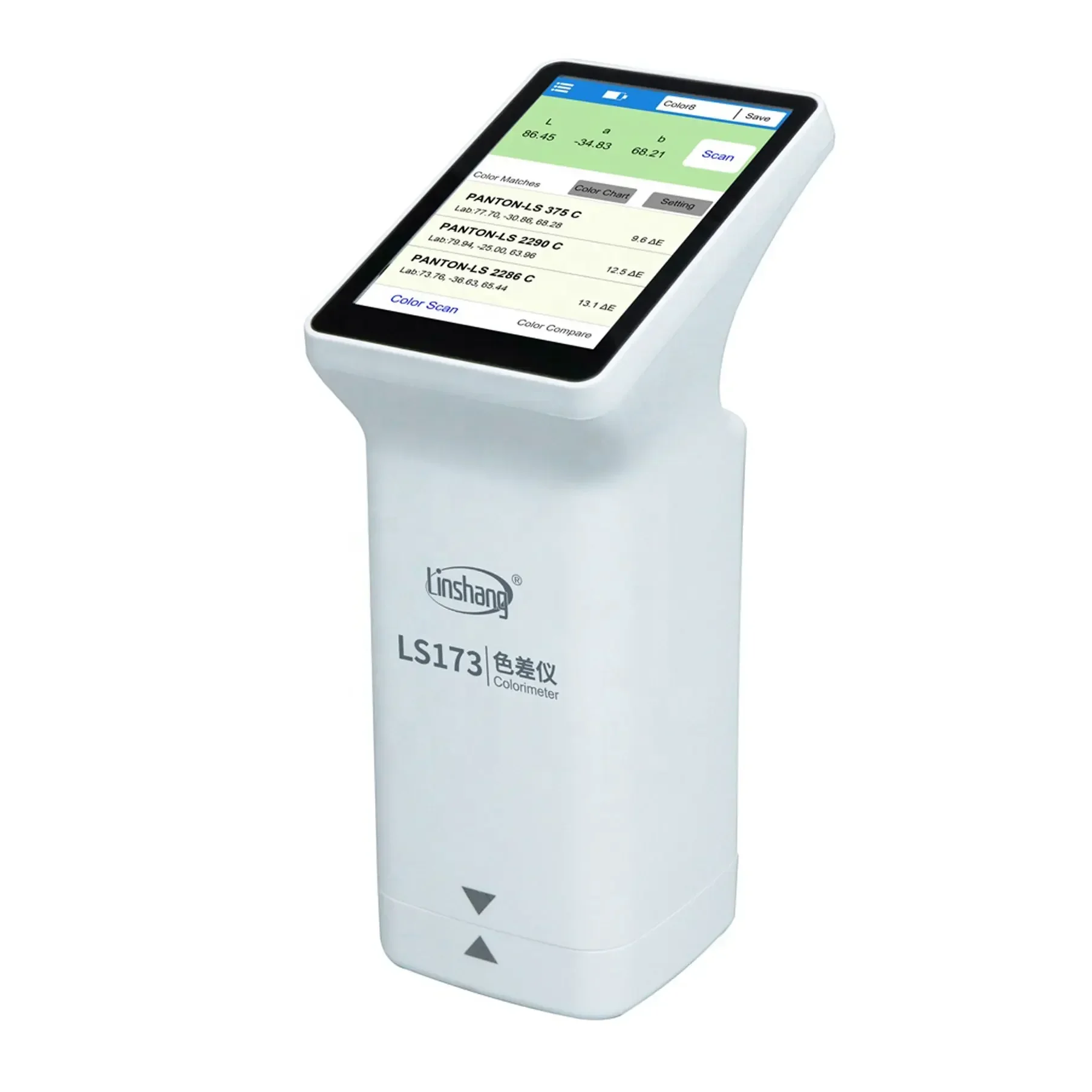 LS173 Portable Multifunctional Colorimeter With Touch Screens Color Analyzer Lab Values Indication