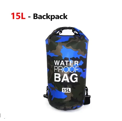Schwimmen PVC Pack Dry Bag Rucksack für Frauen Männer 10L 15L 20L 30L Wasserdichte Schulter Kajak Driften Rafting Surfen Bootfahren Tasche