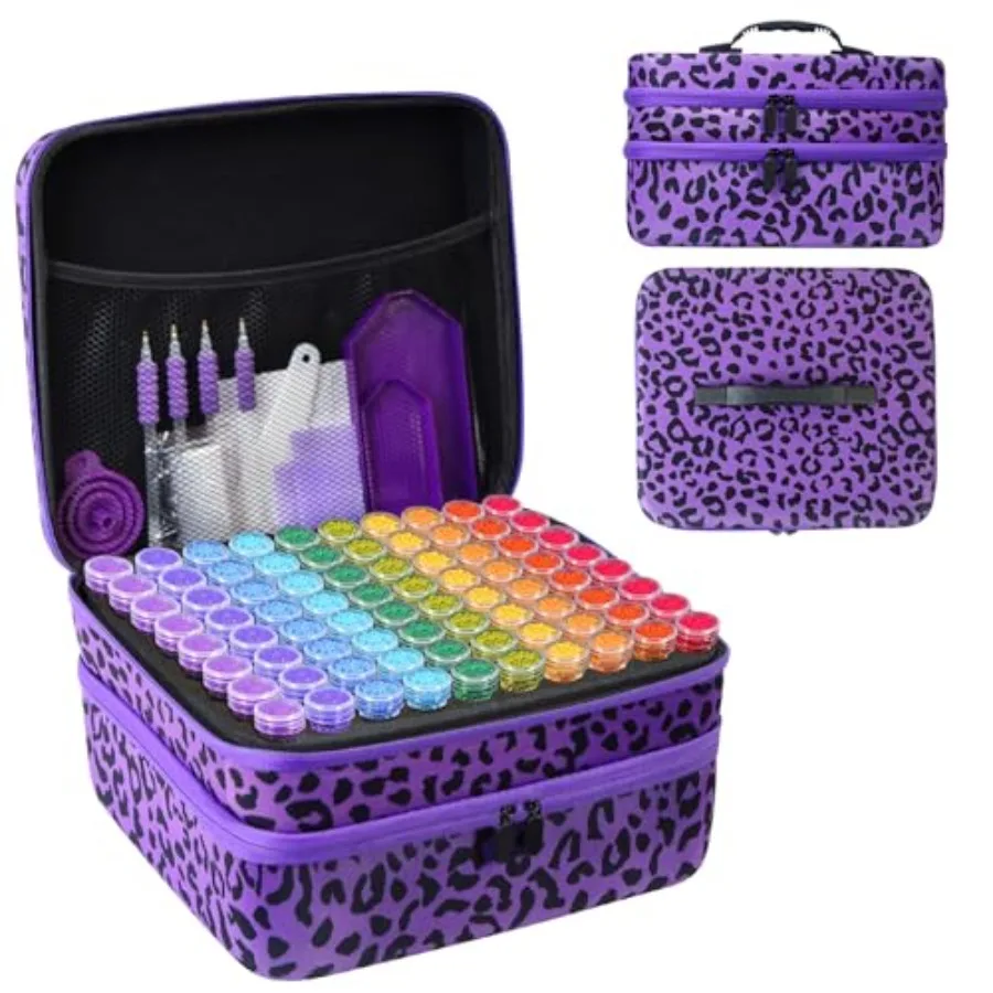 

Diamond Painting Storage Containers 240 Slots Diamond Painting Accessories Kits Diamond Art Accessories and Tools for Craft Jew