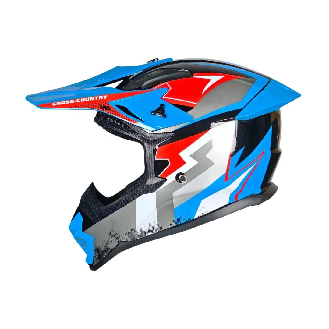 

New Products Motorcycle Helmets logo Custom Helmet Full Face Sepeda Motor Abs Dirt Bike Helmet Motorcycle Factory