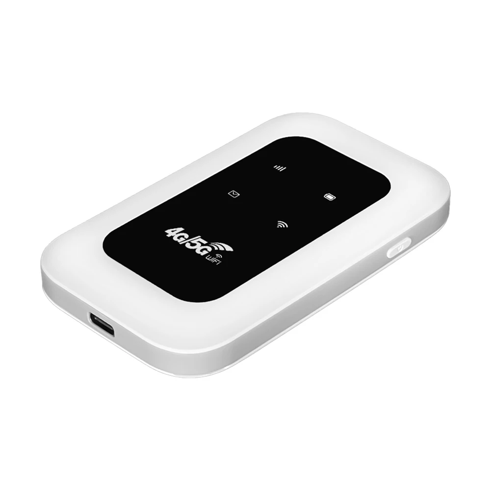 SIMカードスロット付き4G LTEモバイルWiFiルーター、150Mbpsワイヤレスルーターリピーター、家庭、オフィス、RV、キャンプ用ポータブルWiFiルーター