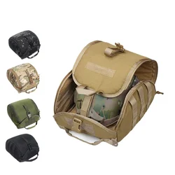 Bolsa de almacenamiento para casco de motocicleta para hombre, bolsa de primeros auxilios médica, almacenamiento de camuflaje balístico