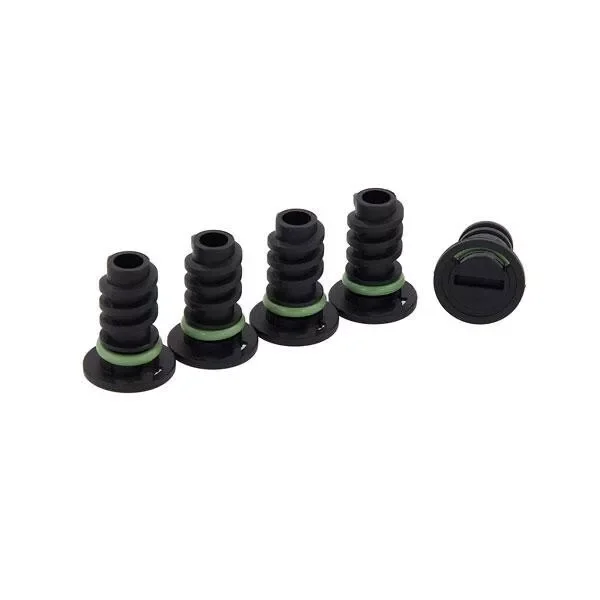 5pcs Oil Drain Plastic Sump Plugs Covers For Mercedes Benz Engines Set Oil Discharge Plastic Oil Pan Plug Car Accessory Parts